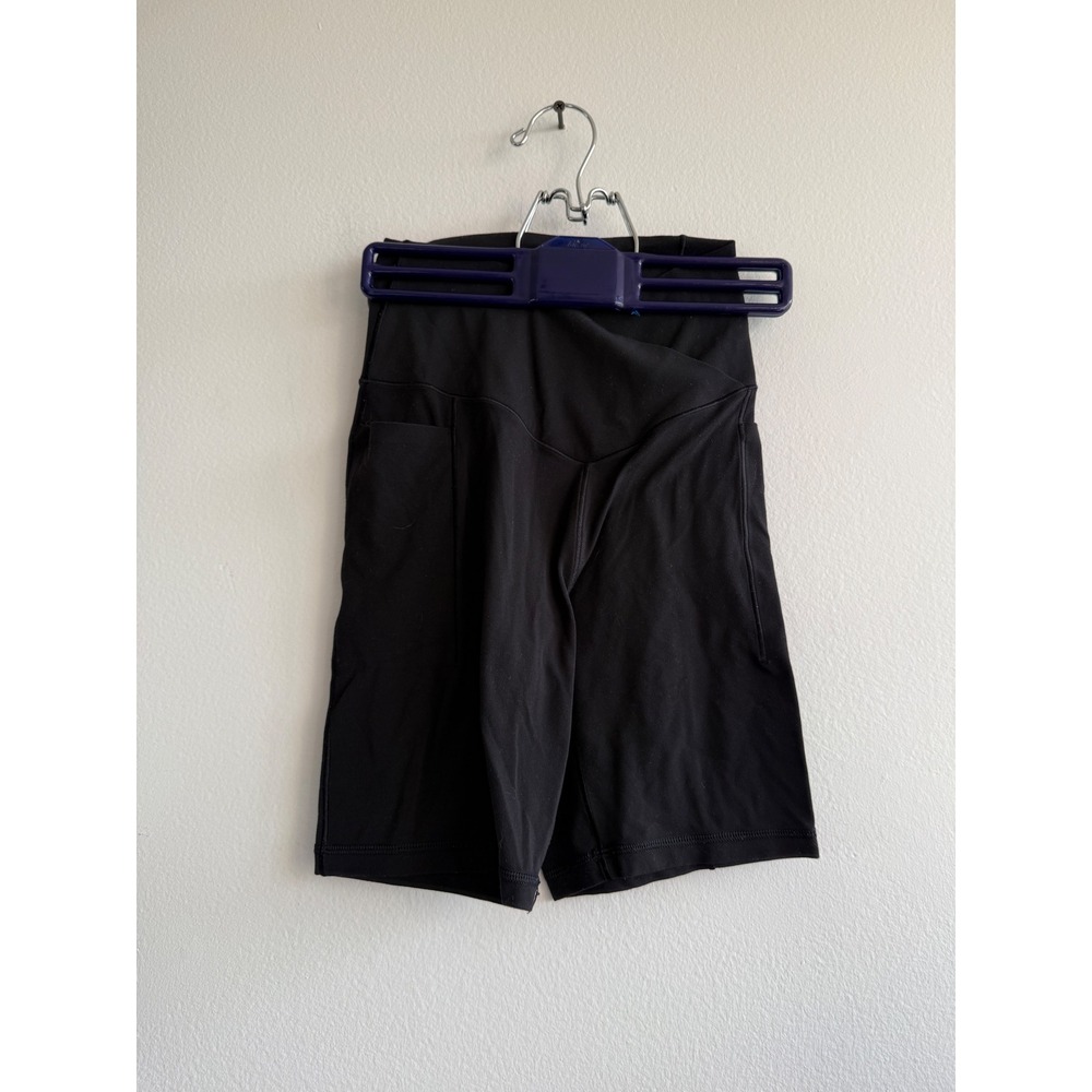OFFLINE by Aerie Real Me Xtra High Rise Crossover Bike Shorts Black Womens Small